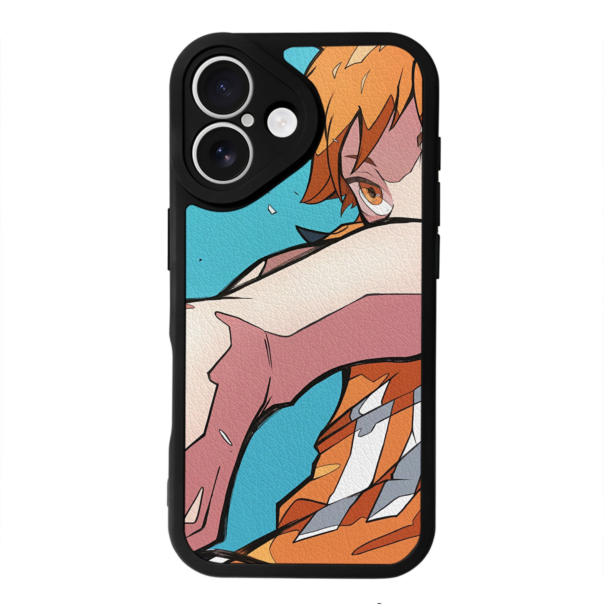 （画像用） ハイキュー!! Haikyu!! 【iPhone 16シリーズ対応】シリコンスマホケース（レザー調） 材質：シリコン